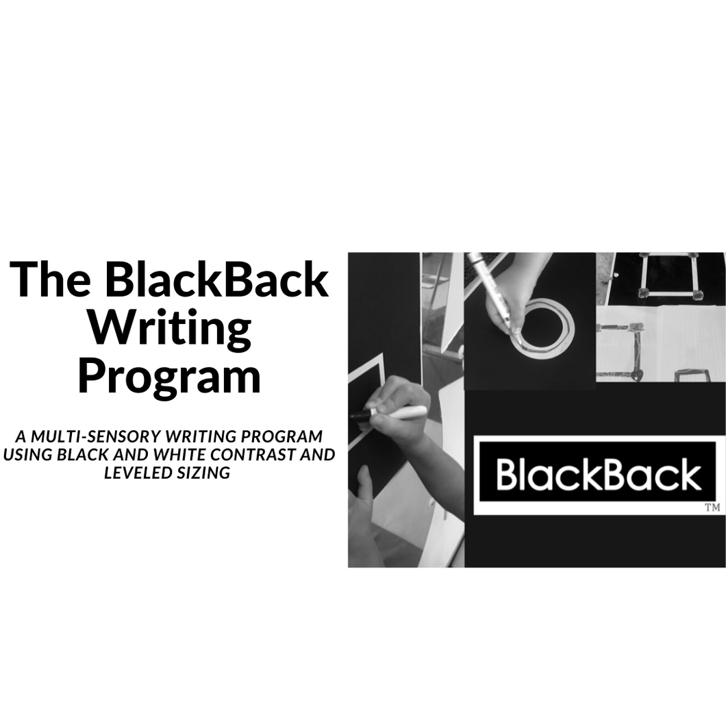 BlackBack Writing Program - Choose from alphabet, numbers, and strokes