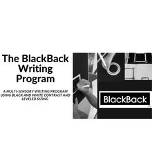 Load image into Gallery viewer, BlackBack Writing Program - Choose from alphabet, numbers, and strokes
