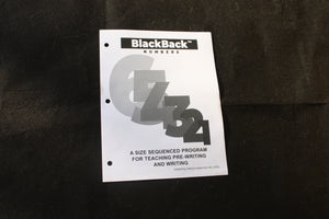 BlackBack Writing Program - Choose from alphabet, numbers, and strokes