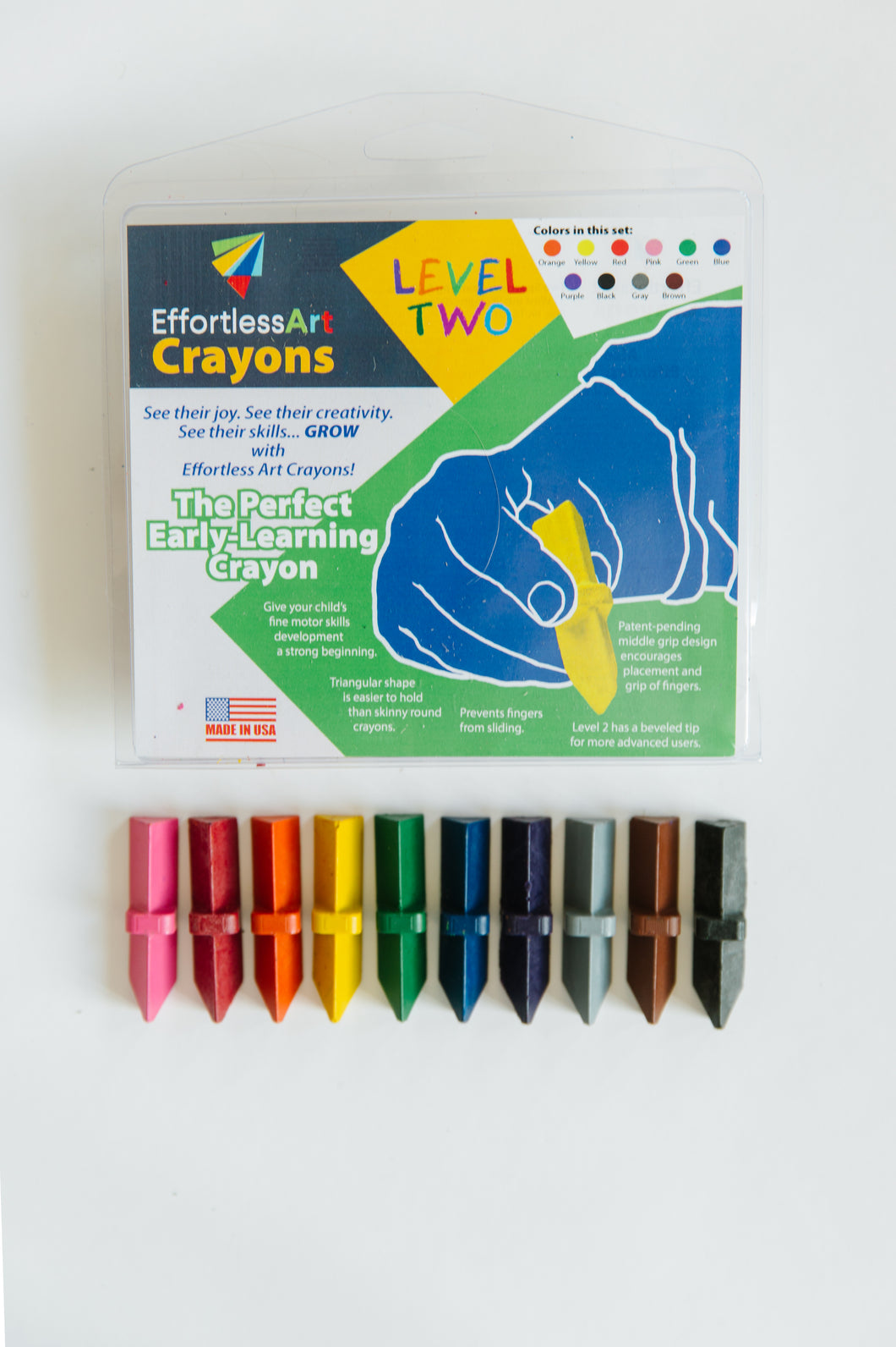 Level 2 Effortless Art Crayons (Level 2)
